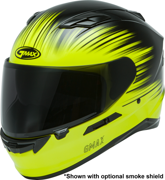 GMAX - FF-98 FULL-FACE RELIANCE HELMET HI-VIS/BLACK 2X - Image 1