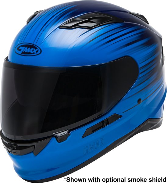 GMAX - FF-98 FULL-FACE RELIANCE HELMET BLUE/NAVY BLUE MD - Image 1