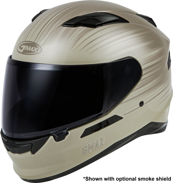 GMAX - FF-98 FULL-FACE DERK HELMET SMK SHIELD MATTE KHAKI/SAND 2X - Image 1