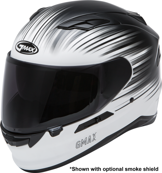 GMAX - FF-98 FULL-FACE RELIANCE HELMET MATTE WHITE/BLACK 2X - Image 1