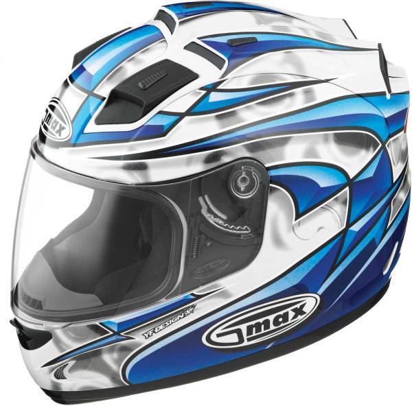 GMAX - GM-68 FULL FACE ODYSSEY WHITE/BLUE/BLACK S - Image 1