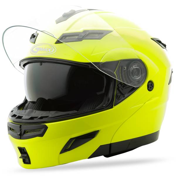 GMAX - GM-54 MODULAR HELMET HI-VIS YELLOW 2X - Image 1