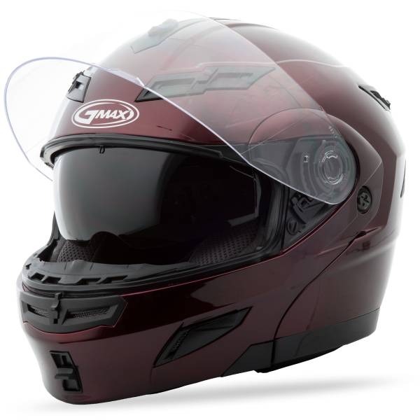 GMAX - GM-54 MODULAR HELMET WINE 2X - Image 1