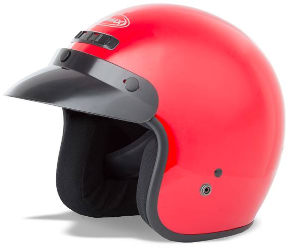 GMAX - GM-2 OPEN-FACE HELMET RED LG - Image 1