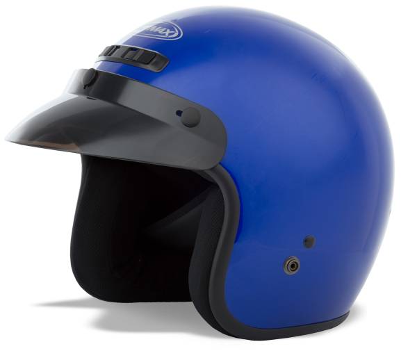 GMAX - GM-2 OPEN-FACE HELMET BLUE LG - Image 1