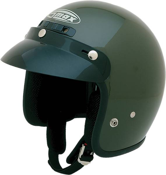 GMAX - GM-2 OPEN FACE HELMET ATV GREEN L - Image 1