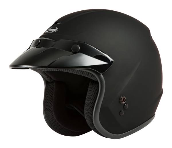 GMAX - OF-2 OPEN-FACE HELMET MATTE BLACK 2X - Image 1