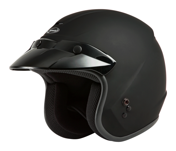 GMAX - OF-2 OPEN-FACE HELMET MATTE BLACK LG - Image 1