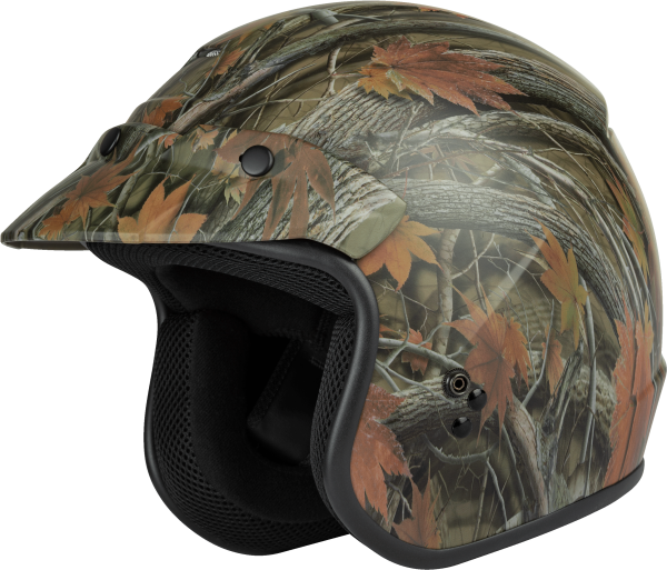 GMAX - OF-2 OPEN-FACE HELMET LEAF CAMO 2X - Image 1