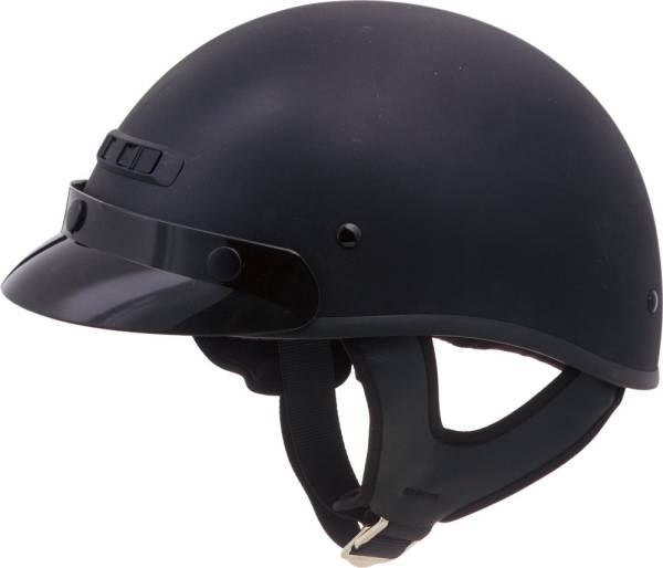 GMAX - GM-35 HALF HELMET - HALF DRESSED MATTE BLACK XS - Image 1