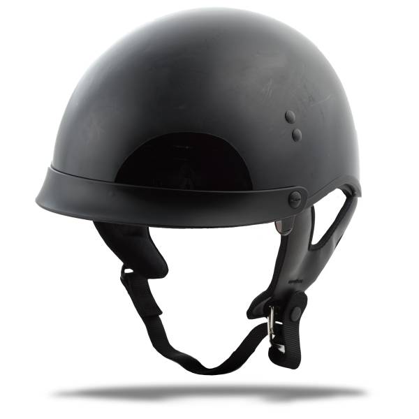 GMAX - HH-65 HALF HELMET FULL DRESSED BLACK 2X - Image 1