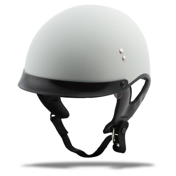 GMAX - HH-65 HALF HELMET FULL DRESSED MATTE WHITE 2X - Image 1