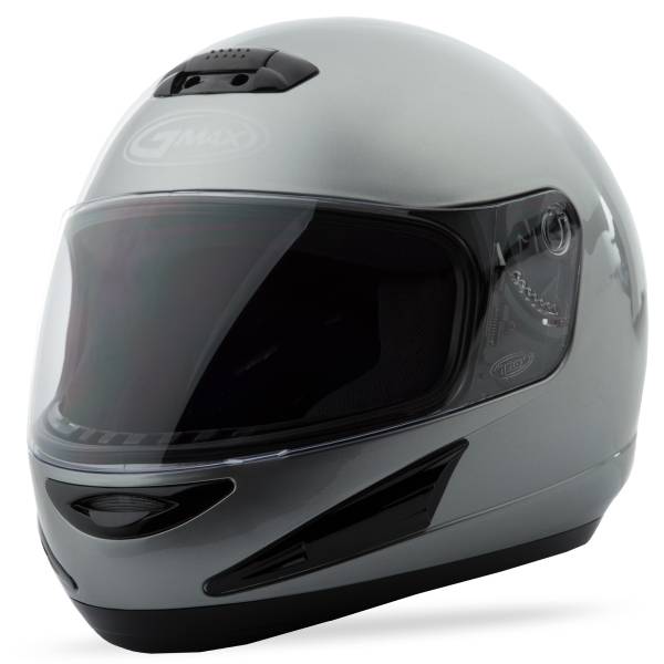 GMAX - GM-38 FULL-FACE DARK METALLIC SILVER LG - Image 1