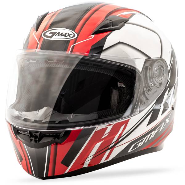 GMAX - FF-49 FULL-FACE ROGUE HELMET WHITE/RED 2X - Image 1