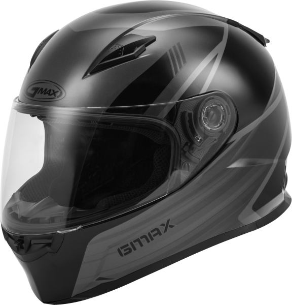 GMAX - FF-49 FULL-FACE DEFLECT HELMET BLACK/GREY XS - Image 1