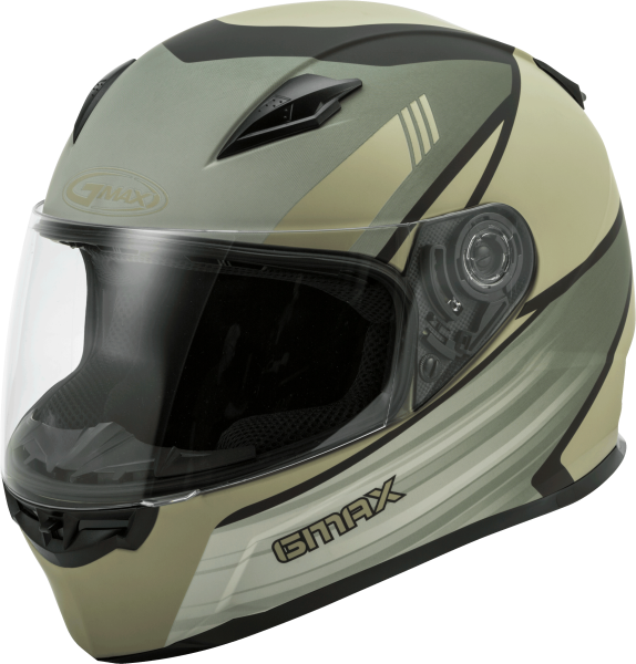 GMAX - FF-49 FULL-FACE DEFLECT HELMET SMK SHIELD MATTE TAN/KHAKI XS - Image 1