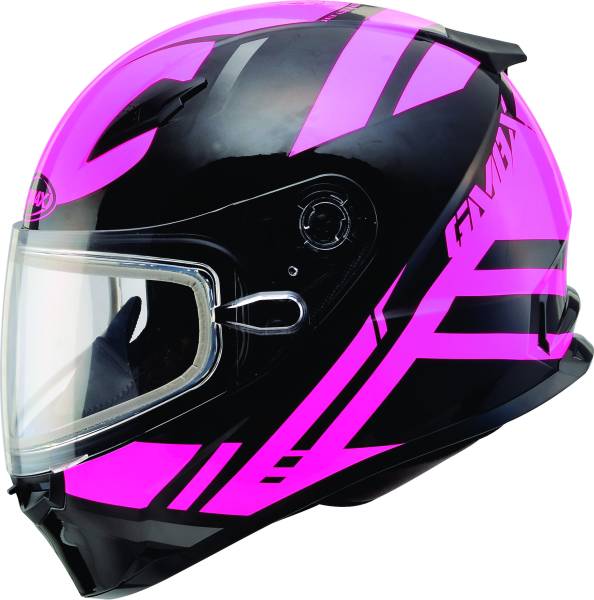 GMAX - YOUTH GM-49Y BERG SNOW HELMET BLACK/PINK YL - Image 1