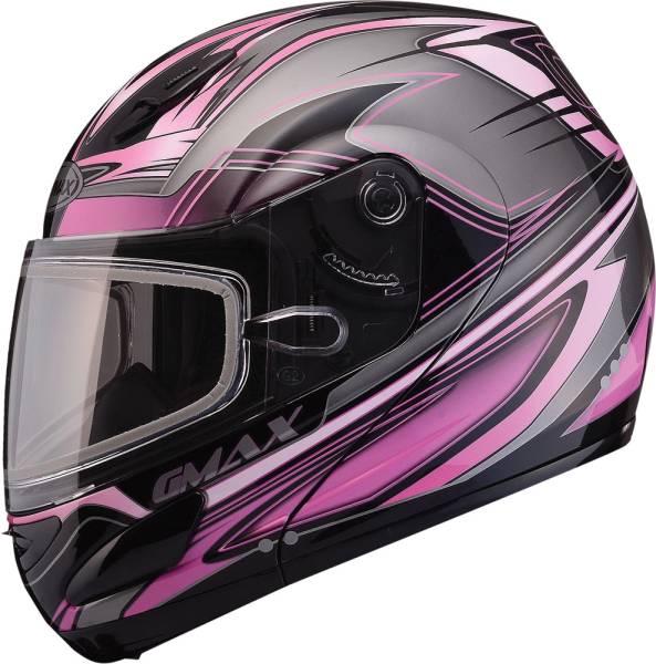 GMAX - GM-44S MODULAR HELMET SEMCOE PINK/SILVER/BLACK XS - Image 1