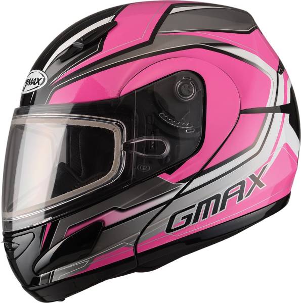 GMAX - GM-44S MODULAR HELMET GLACIER PINK/SILVER/WHITE L - Image 1