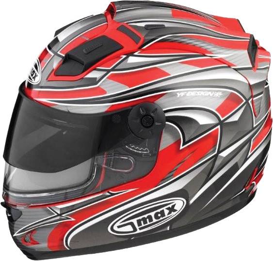 GMAX - GM-68S MAX RED/SILVER/WHITE S - Image 1