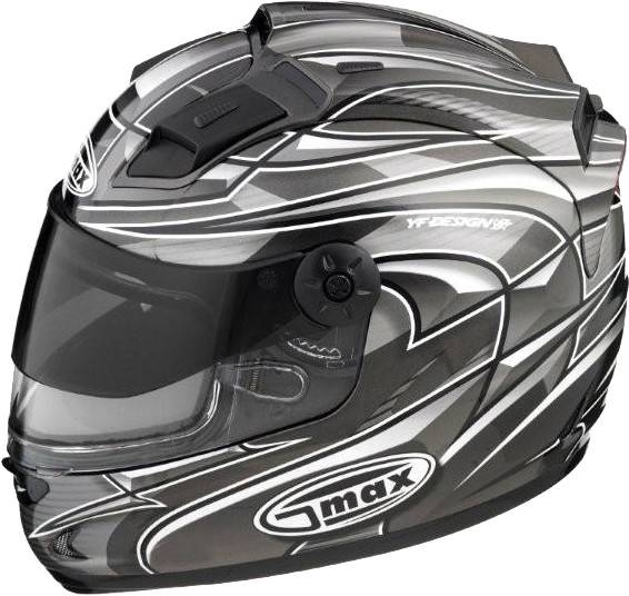 GMAX - GM-68S MAX DARK SILVER/WHITE S - Image 1