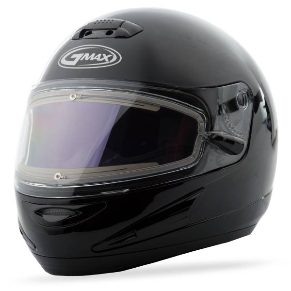 GMAX - GM-38S FULL-FACE SNOW HELMET W/ELECTRIC SHIELD BLACK LG - Image 1