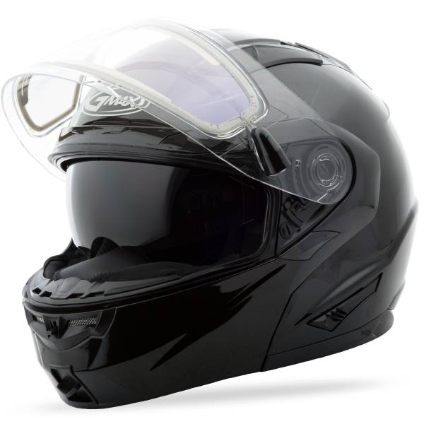 GMAX - GM-64S MODULAR HELMET CARBIDE W/ELECTRIC SHIELD BLACK 2X - Image 1