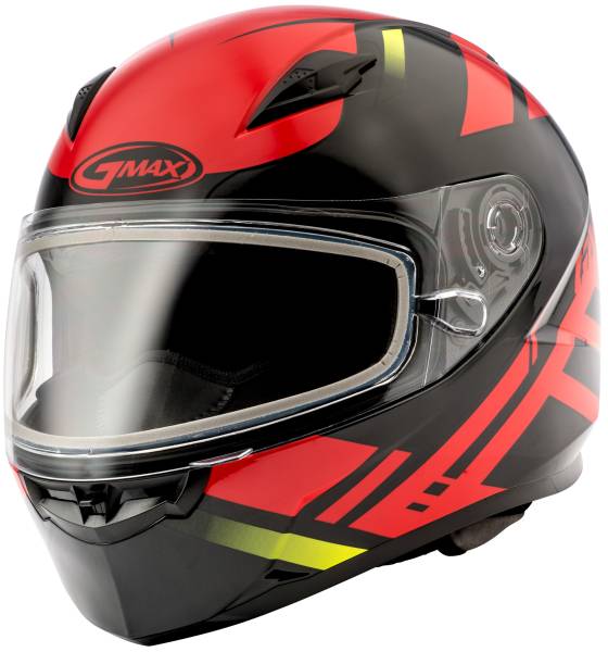 GMAX - FF-49 FULL-FACE BERG SNOW HELMET BLACK/RED 2X - Image 1