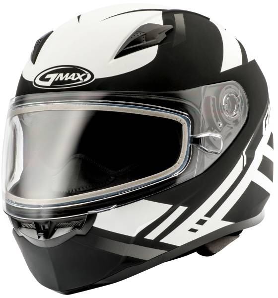 GMAX - FF-49 FULL-FACE BERG SNOW HELMET MATTE BLACK/WHITE 2X - Image 1