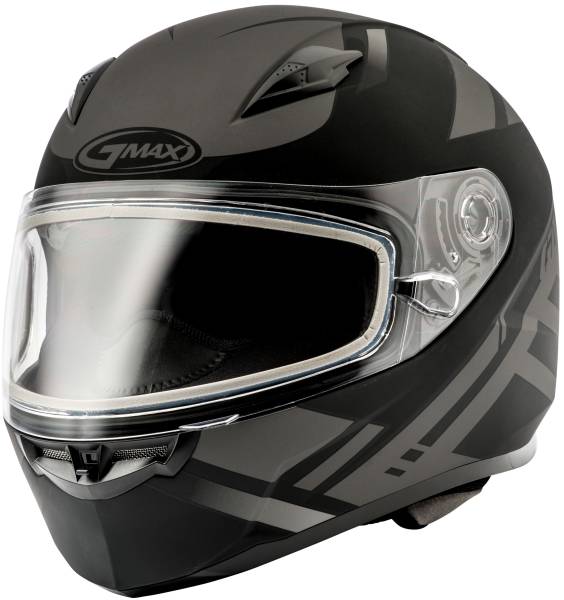 GMAX - FF-49 FULL-FACE BERG SNOW HELMET MATTE BLACK/SILVER 2X - Image 1