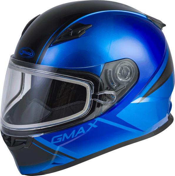 GMAX - FF-49S FULL-FACE HAIL SNOW HELMET BLUE/BLACK 2X - Image 1