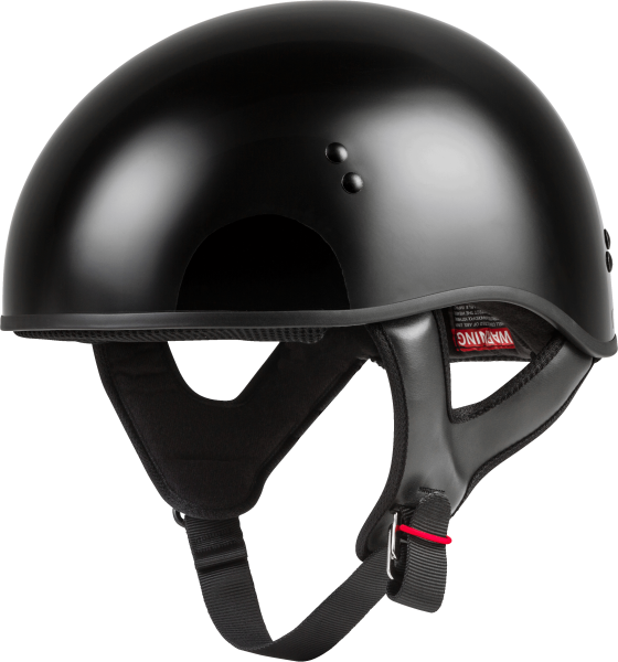 GMAX - HH-45 HALF HELMET NAKED BLACK LG - Image 1