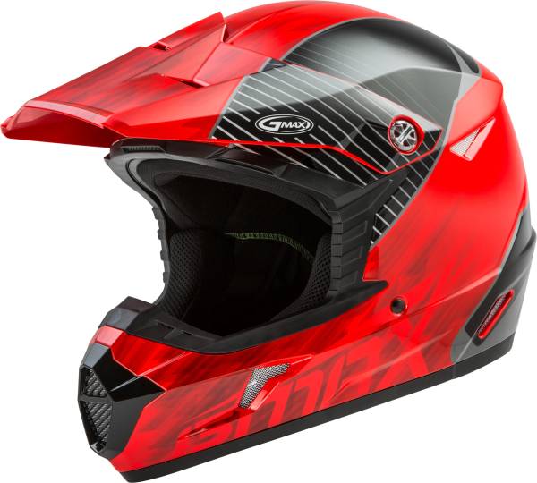 GMAX - YOUTH MX-46Y OFF-ROAD COLFAX HELMET RED/BLACK YL - Image 1