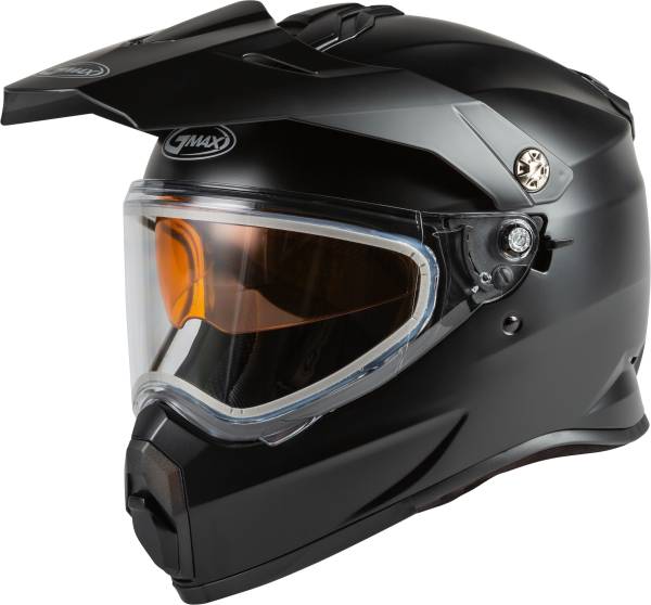 GMAX - YOUTH AT-21Y ADVENTURE SNOW HELMET MATTE BLACK YL - Image 1