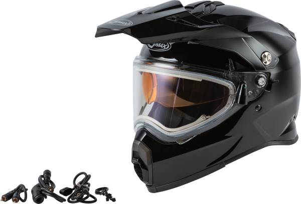 GMAX - AT-21S SNOW HELMET W/ELECTRIC SHIELD BLACK 2X - Image 1