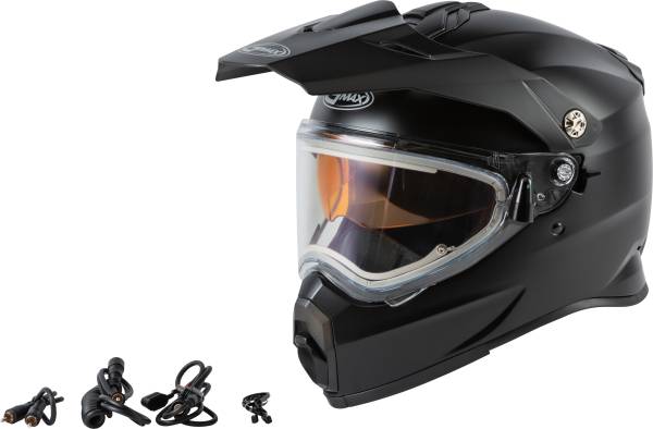 GMAX - AT-21S SNOW HELMET W/ELECTRIC SHIELD MATTE BLACK 2X - Image 1