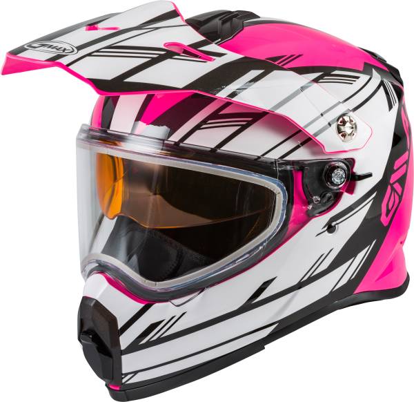 GMAX - YOUTH AT-21Y EPIC SNOW HELMET PINK/WHITE/BLACK YL - Image 1