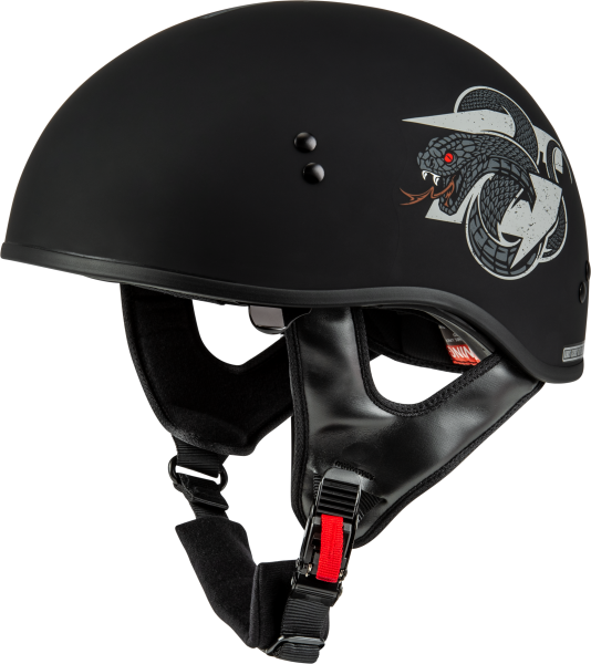 GMAX - HH-65 DRK1 HELMET MATTE BLACK/GREY 2X - Image 1