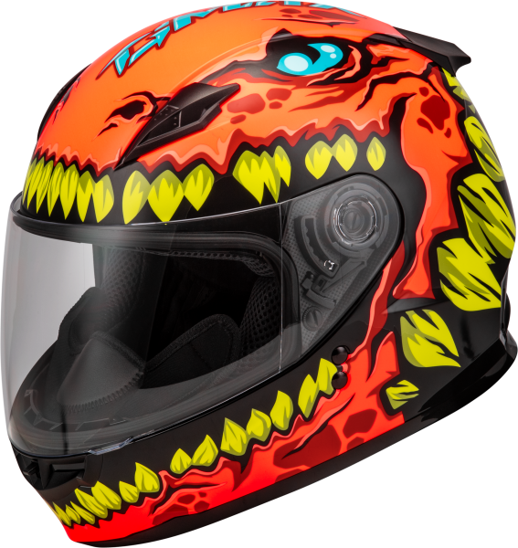 GMAX - YOUTH GM-49Y DRAX HELMET ORANGE YL - Image 1