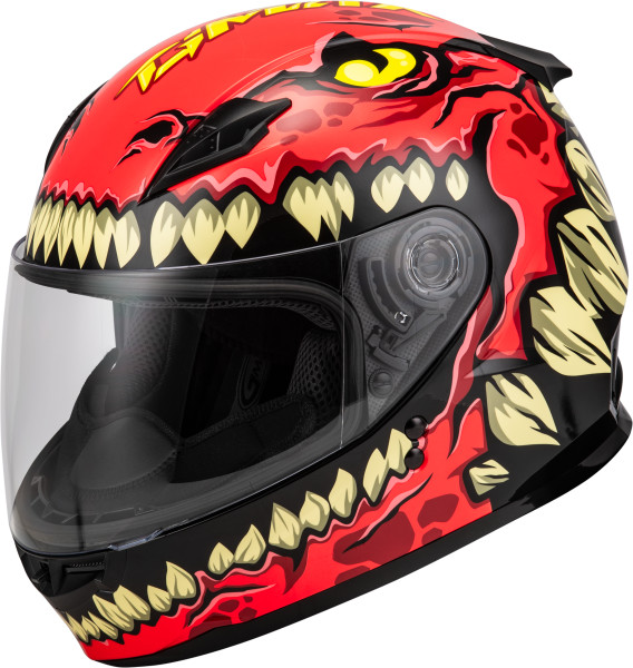 GMAX - YOUTH GM-49Y DRAX HELMET RED YL - Image 1