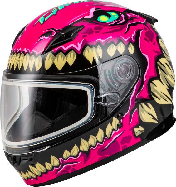 GMAX - YOUTH GM-49Y DRAX SNOW HELMET PINK YL - Image 1