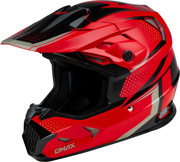 GMAX - MX-96 502 HELMET RED/BLACK 2X - Image 1