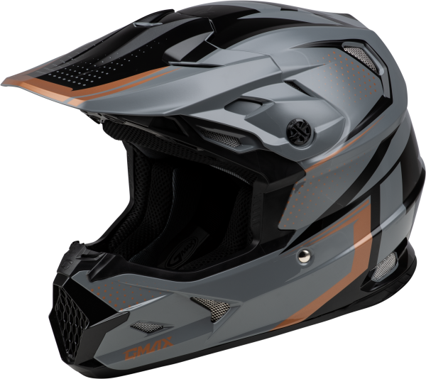 GMAX - MX-96 502 HELMET GREY/BLACK/COPPER 2X - Image 1