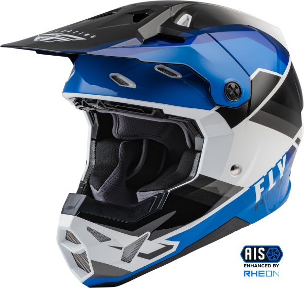 FLY RACING - FORMULA CP RUSH HELMET BLACK/BLUE/WHITE 2X - Image 1