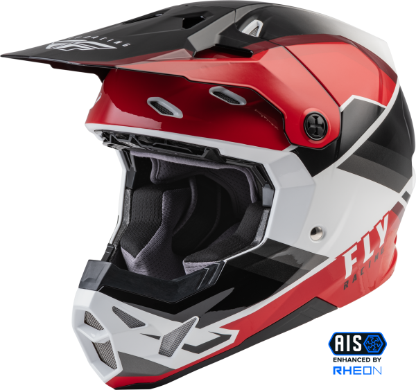 FLY RACING - FORMULA CP RUSH HELMET BLACK/RED/WHITE 2X - Image 1