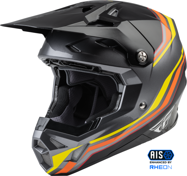 FLY RACING - FORMULA CP S.E. SPEEDER HELMET BLACK/YELLOW/RED 2X - Image 1