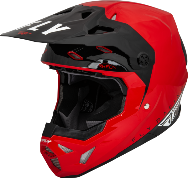 FLY RACING - FORMULA CP SLANT HELMET RED/BLACK/WHITE 2X - Image 1