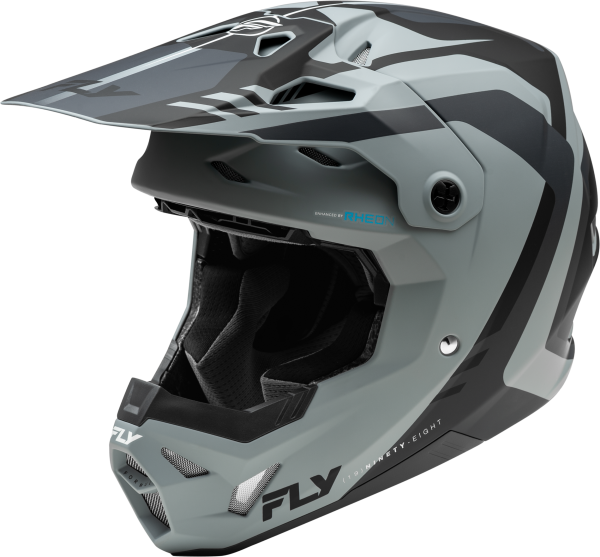 FLY RACING - FORMULA CP KRYPTON HELMET MATTE GREY/BLACK XS - Image 1