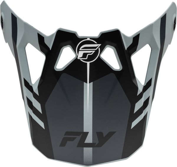 FLY RACING - FORMULA CP KRYPTON VISOR MATTE GREY/BLACK YS-S - Image 1