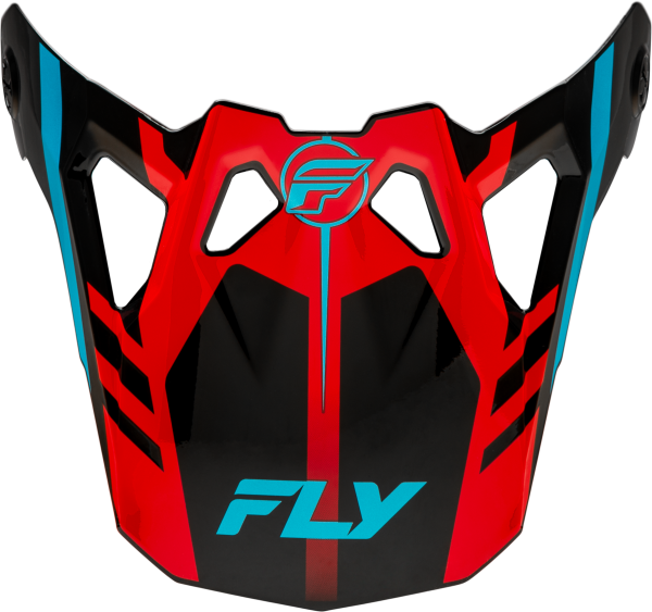 FLY RACING - FORMULA CP KRYPTON VISOR RED/BLACK/BLUE YS-S - Image 1